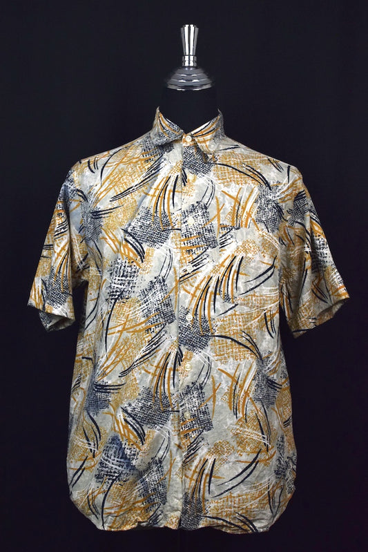 Abstract Sketch Print Shirt