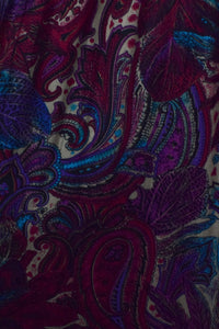 80s/90s Paisley Floral Print Skirt