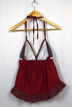 Load image into Gallery viewer, Reworked Halterneck Babtydoll Top
