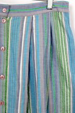 Load image into Gallery viewer, Reworked Colourful Striped Skirt
