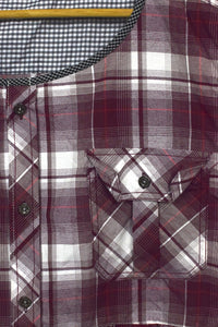 Reworked Checkered Baby Doll Top