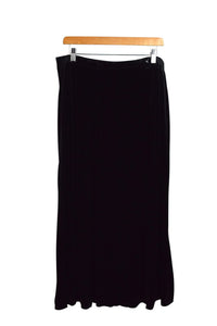 Black Elements Brand Velour Skirt