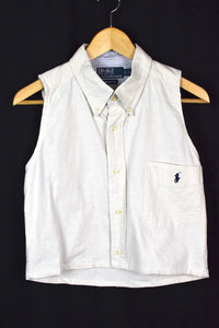 Reworked Ralph Lauren Brand Crop Top