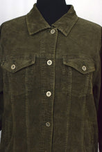 Load image into Gallery viewer, Ladies Green Corduroy Jacket
