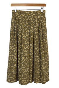 Reworked Floral Print Skirt