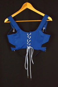Reworked Nike Brand Corset Top