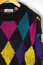 Load image into Gallery viewer, Diamond Print Knitted Jumper
