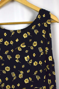 Floral Diamond Print Dress