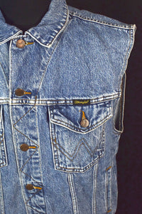 Wrangler Western Brand Denim Vest