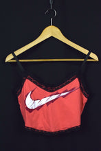 Load image into Gallery viewer, Reworked Nike Brand Crop Top
