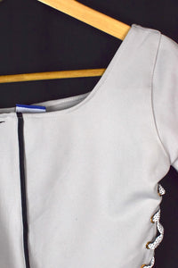 Reworked Reebok Brand Crop Top