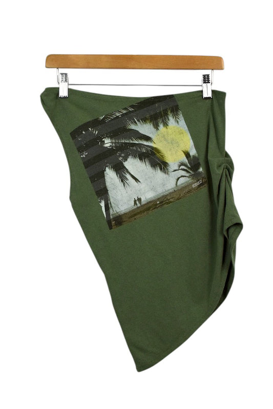 Reworked Off The Shoulder Style T-shirt