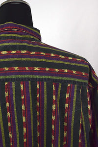 90s Striped Denim Shirt