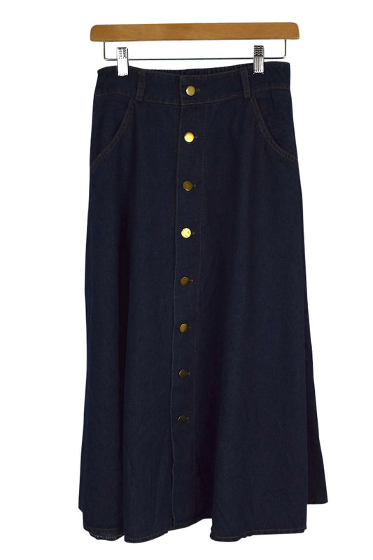 Reworked Denim Skirt
