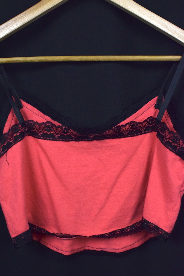 Reworked Nike Brand Crop Top
