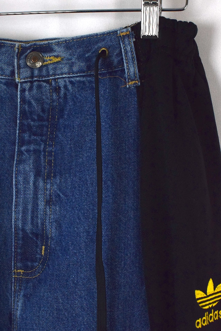 Reworked Adidas Brand Track-Jeans