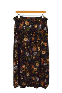 Floral Print Skirt