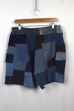 Load image into Gallery viewer, Reworked Patchwork Denim Shorts
