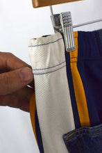 Load image into Gallery viewer, Reworked Champion Track-Denim Skirt
