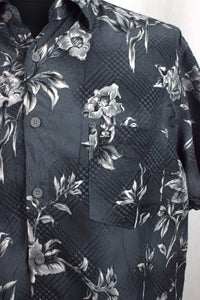 Grey Floral Print Shirt