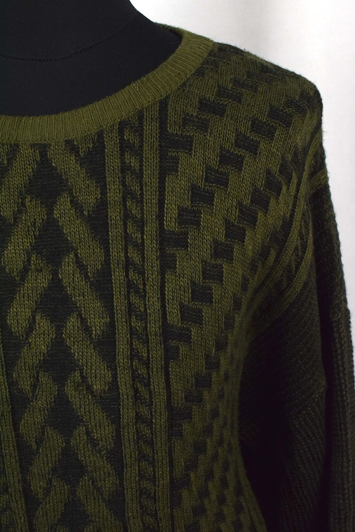 Khaki Knitted Jumper