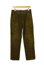 Load image into Gallery viewer, Brown Green Corduroy Pants
