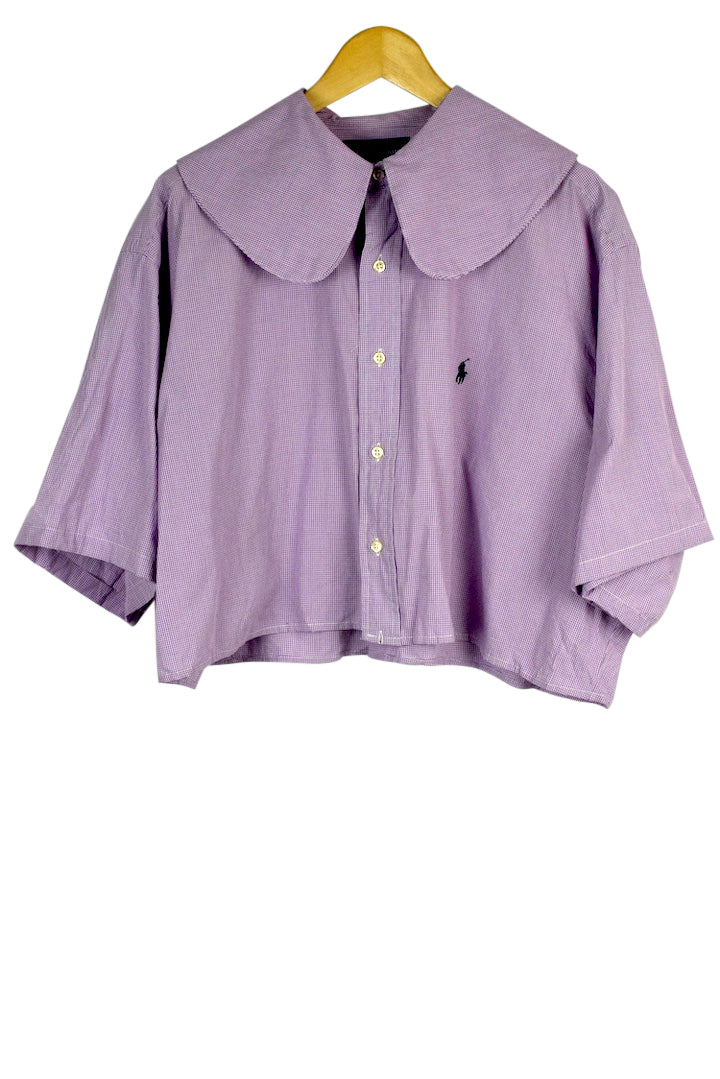 Reworked Ralph Lauren Brand Crop Top