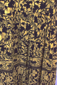 Abstract Leaf Print Dress