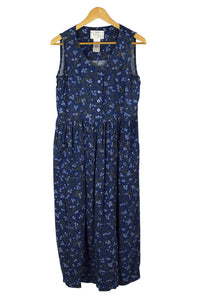 90 Blue Floral Dress