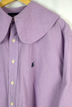 Load image into Gallery viewer, Reworked Ralph Lauren Brand Crop Top
