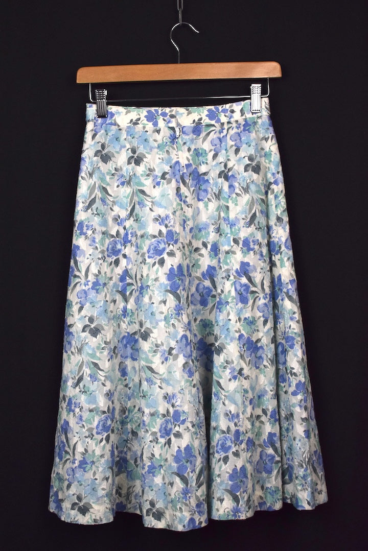 Floral Print Skirt