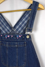Load image into Gallery viewer, Floral Pattern Denim Overalls
