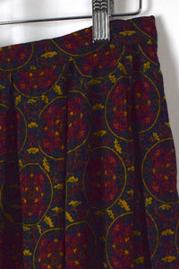 Reworked Cloud Print Skirt