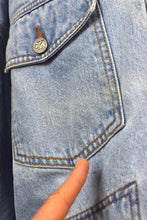 Load image into Gallery viewer, Calvin Klein Brand Denim Jacket
