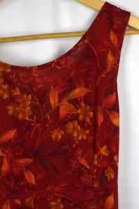 R & K Brand Floral Print Dress