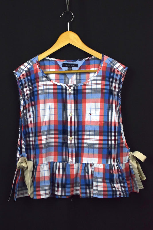 Reworked Tommy Hilfiger Brand Baby Doll Top