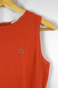 Cropped Lacoste Brand Sleeveless T-shirt