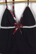 Load image into Gallery viewer, Reworked Halterneck Babydoll Top
