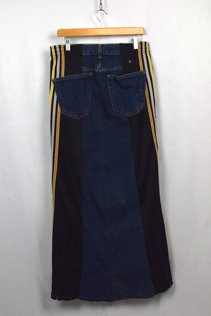 Reworked Adidas Brand Track Skirt