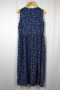 90 Blue Floral Dress