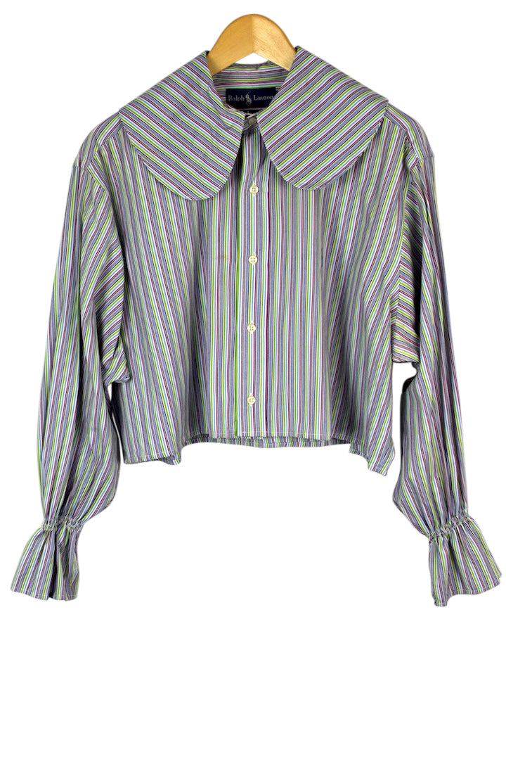 Reworked Ralph Lauren Brand Crop Top
