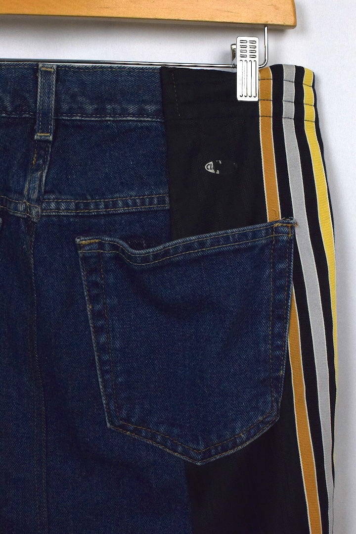 Reworked Adidas Brand Track Skirt