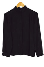 Load image into Gallery viewer, Reworked Black Floral Print Blouse
