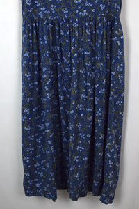 90 Blue Floral Dress