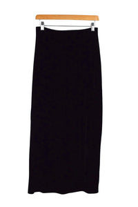 Black Velvet Skirt
