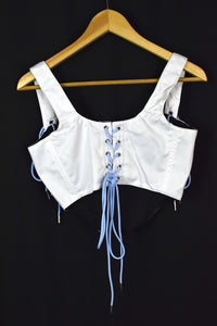 Reworked Adidas Brand Corset Top