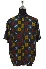 Load image into Gallery viewer, Abstract Print Silk Shirt
