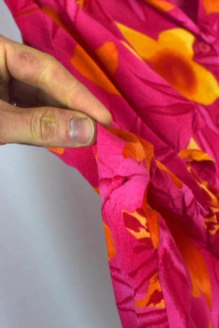 80s/90s Pink Hawaiian Shirt