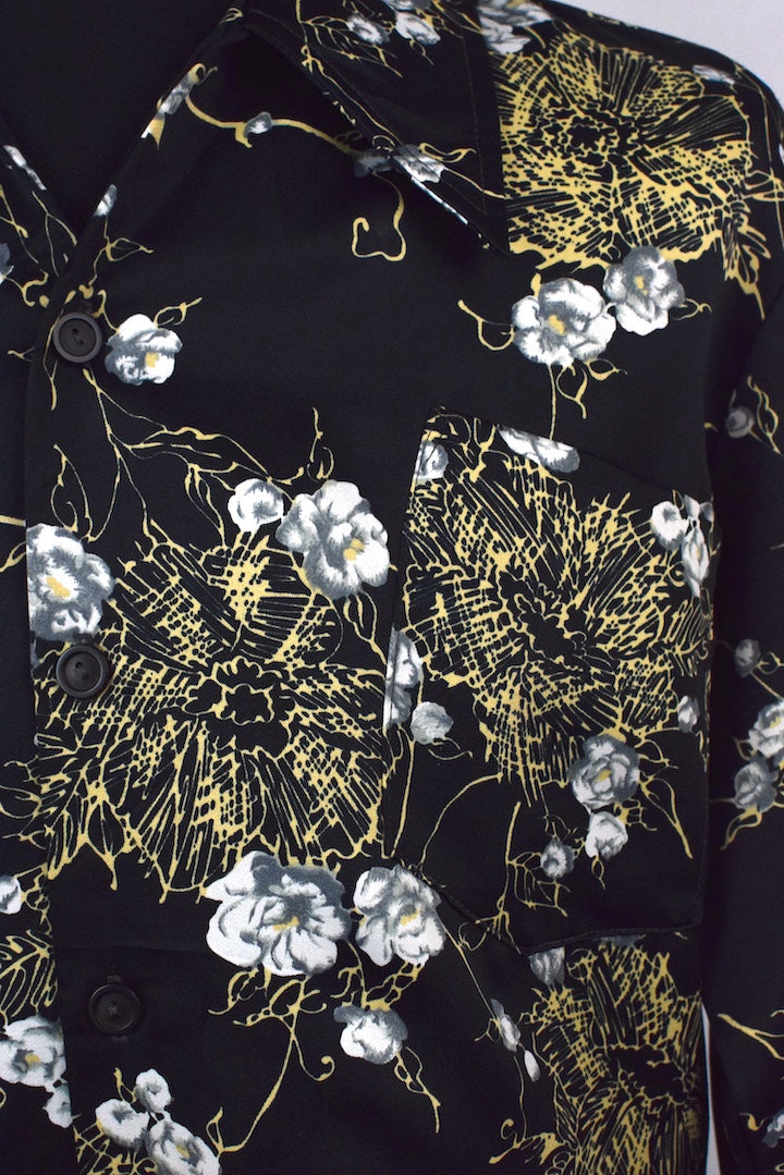 60s/70s Floral Print Shirt