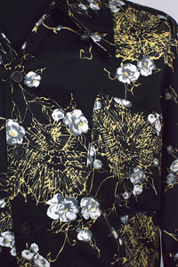 60s/70s Floral Print Shirt
